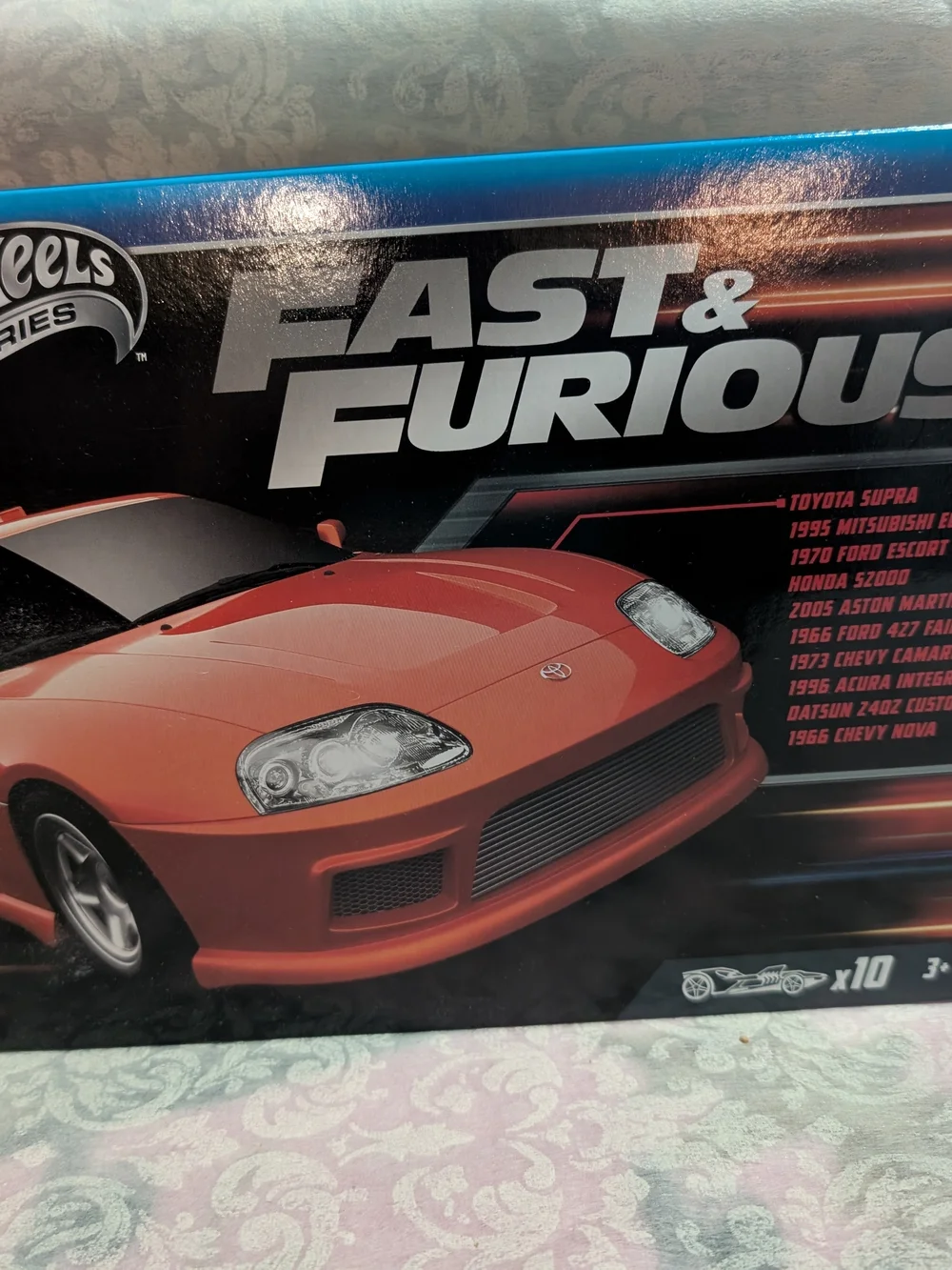 Hot Wheels Fast & Furious Red Toyota Supra Die-Cast Car